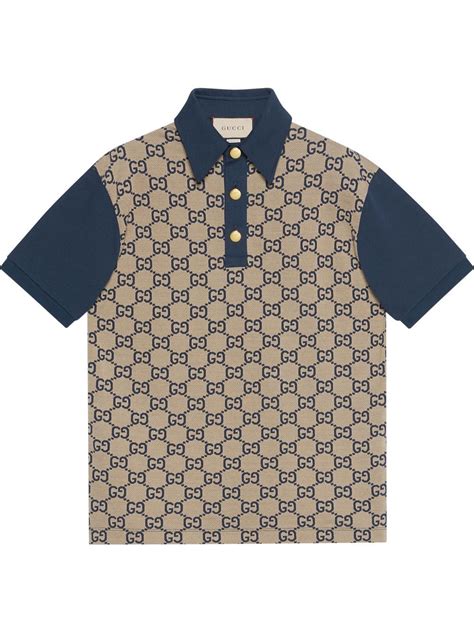 black gucci polo replica|gucci monogram polo.